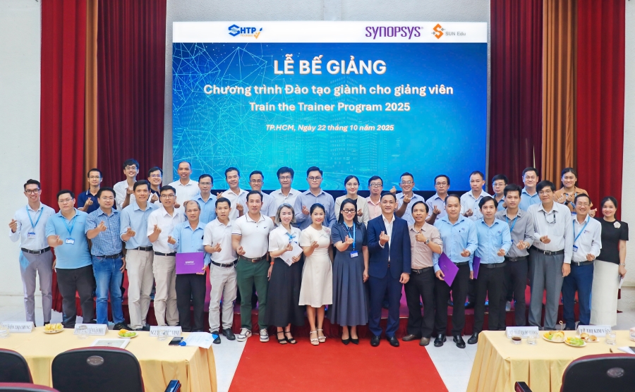 Lễ bế giảng chương trình Train the Trainer 2025 - Chương trình đào tạo giảng viên thiết kế vi mạch Việt Nam